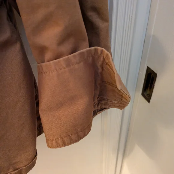 OLD NAVY Vintage Women's Military Style Tan Double-Breasted Jacket | XL - Picture 3 of 5